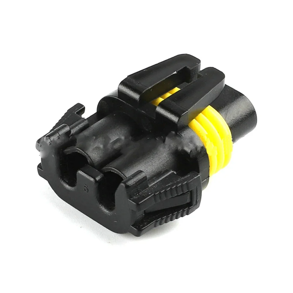 5/10/20/50/100sets 2pin auto plastic waterproof connector plug cable wiring
