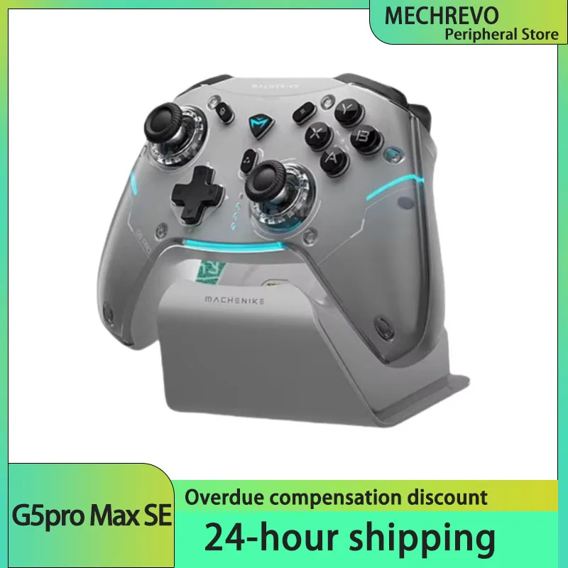 

Machenike Mechanic G5pro Max SE Play With Bas Three Modes 2.4g Bluetooth Optical Game Handle Hot Plug Hall Rocker Pc Steam