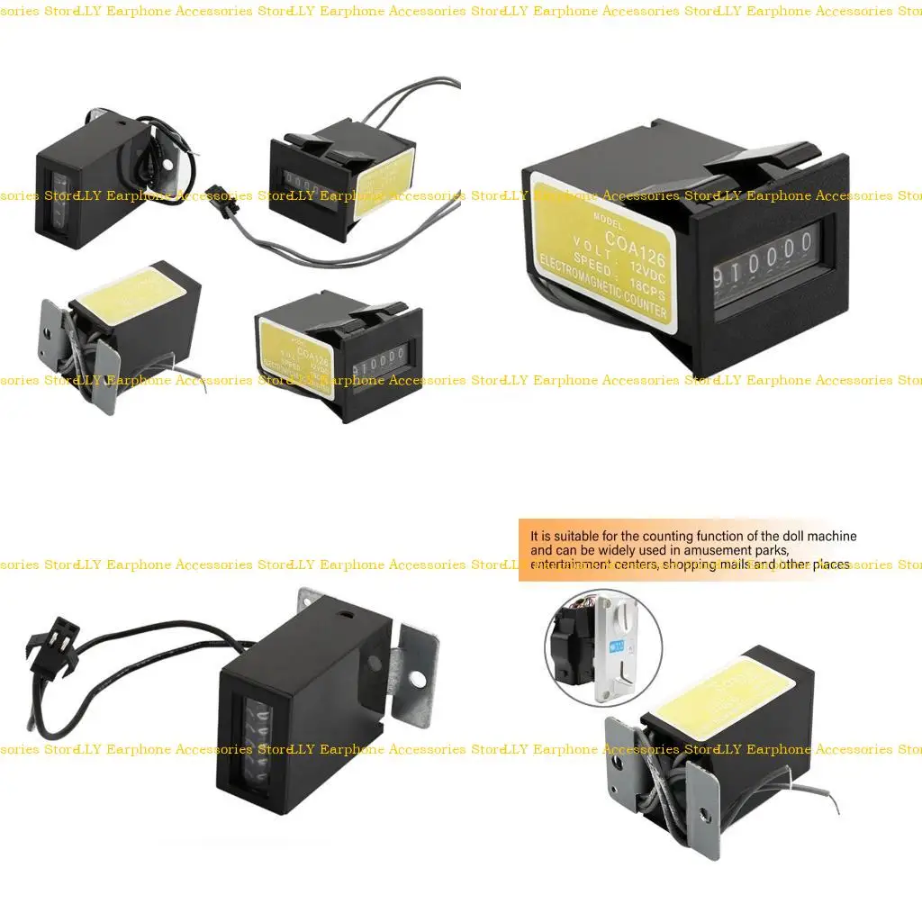 

462E Arcade Game Part 6 Position Mechanical Counter Digital Meter for Dolls Machines