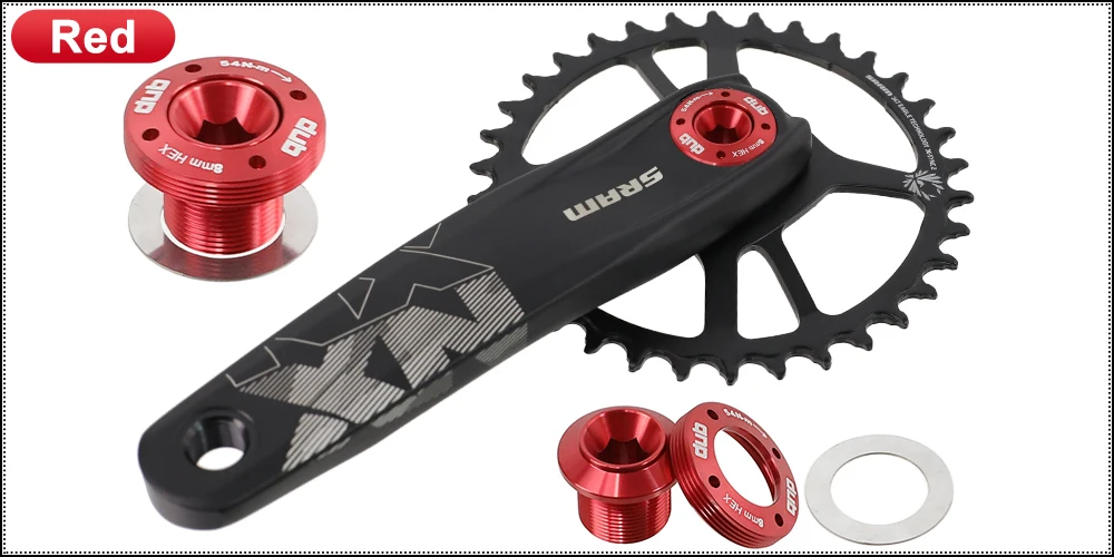 HEPPE Fahrrad Kurbel Arm Kappe DUB Kurbel Abdeckung für SRAM NX/GX/Force/XX1/AXS Kurbel DUB Kappe Kurbelgarnitur Schraube Sram Kurbel Bolzen Feststellschraube – Detail 9