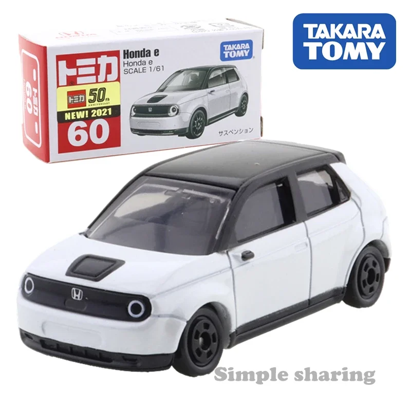 Takara Tomy Tomica No.60 Honda E Auto Legering Speelgoed Motorvoertuig Diecast Metaal Model voor kinderen