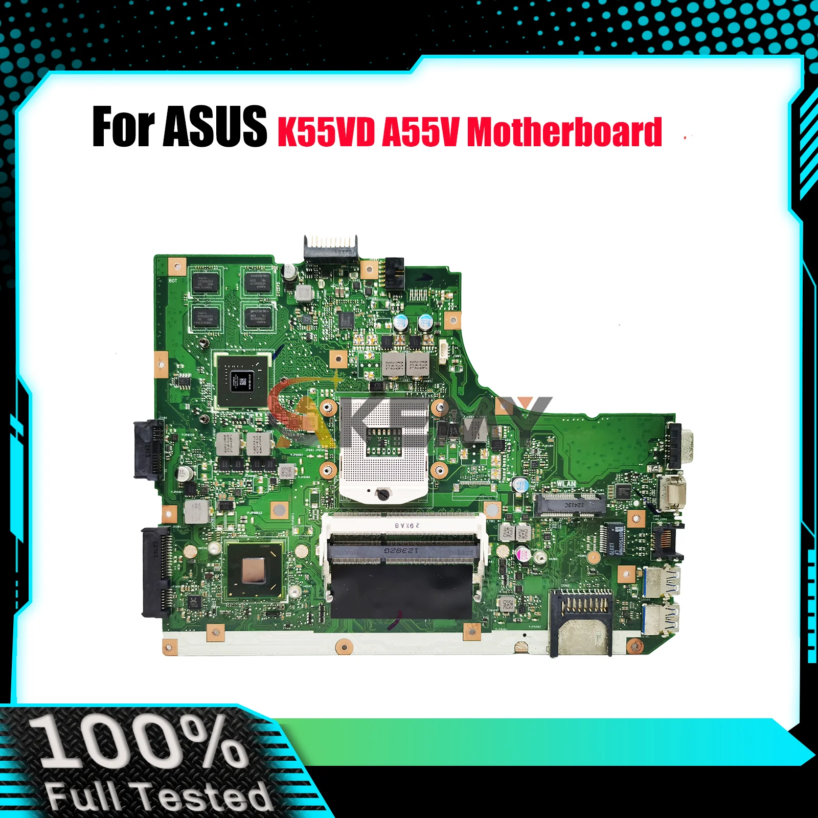 

Материнская плата для ноутбука K55VD для ASUS K55VJ K55VD K55VM K55V, материнская плата для ноутбука Цей товар в наличии, 100% тестирование, ОК, быстрая доставка