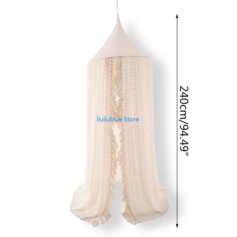 ستارة سرير شبكية للناموس للأطفال، مستلزمات الأطفال، حمالات سرير، مظلة معلقة 62CF