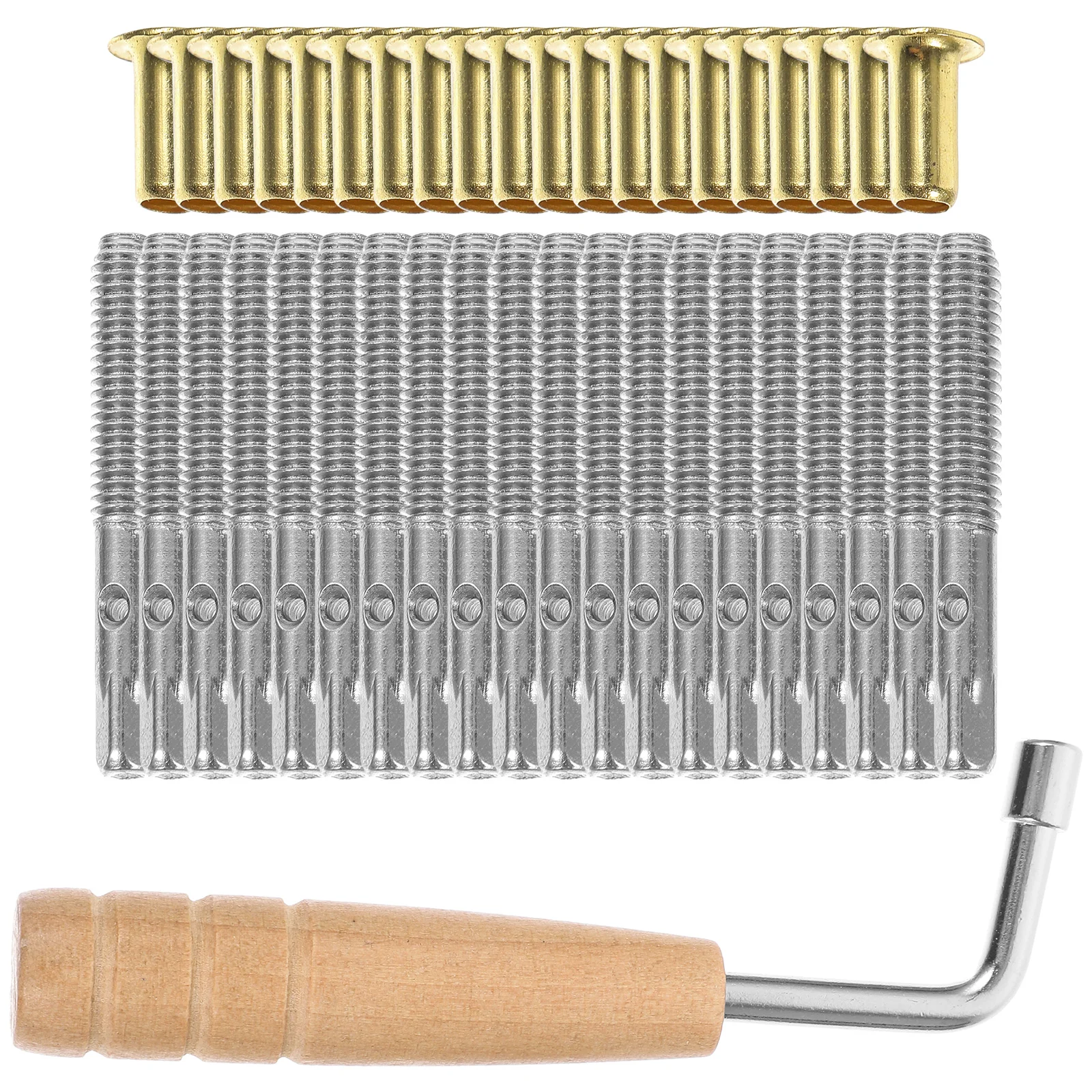 

Lyre Harp Pegs String Accessories Set Smooth Steel Material Easy Use Professional Parts Tuning Pegs Musical Instruments
