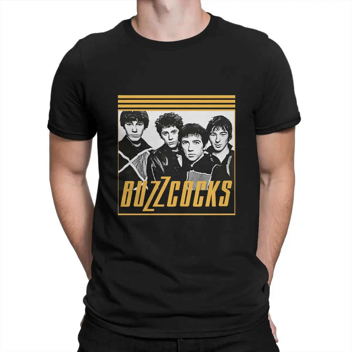 Buzzcocks Men's TShirt British Punk Rock Band Individuality T Shirt Harajuku Sweatshirts Hipster