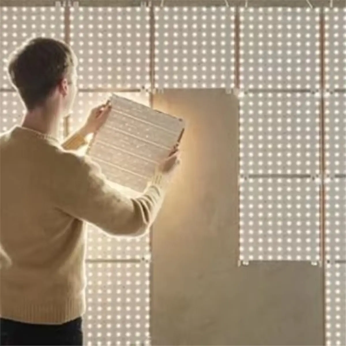 ABAN Flexible LED Sheets 490x245mm DC24V 484LED 28W Panel Lights for Marble Countertop Advertising Backlight Double Color