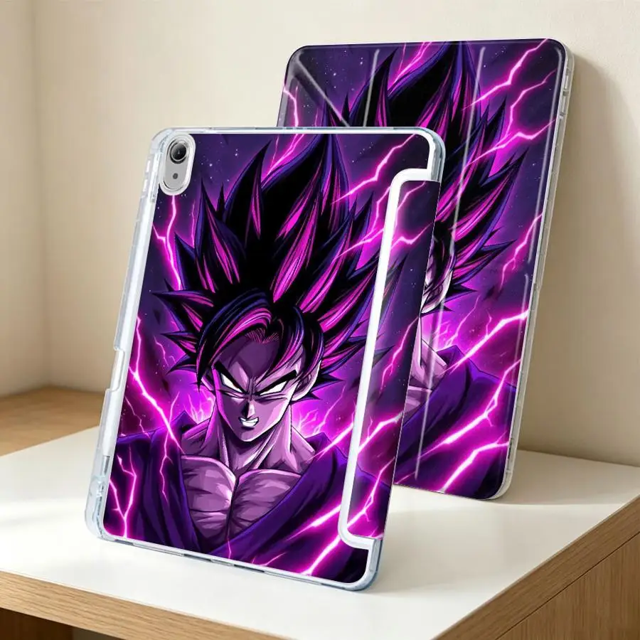 With Pen Slot Cover Tablet Case For iPad 9th Mini 7 6 5 12th Air 8 M2 M3 3 11th Pro 13 2025 2026 10th Gen Dragon Ball Powerful
