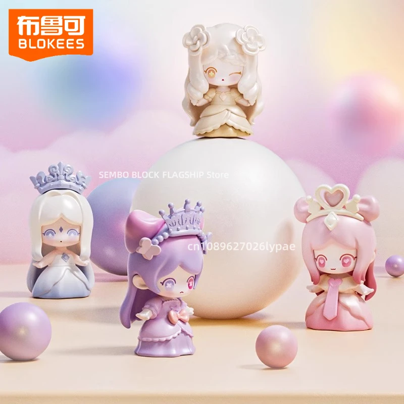 BLOKEES Yeloli ประกอบบล็อกอาคารคลิกถั่ว Dream Concerto ของเล่น Kawaii ตุ๊กตาเดสก์ท็อปเครื่องประดับวันหยุดของขวัญ