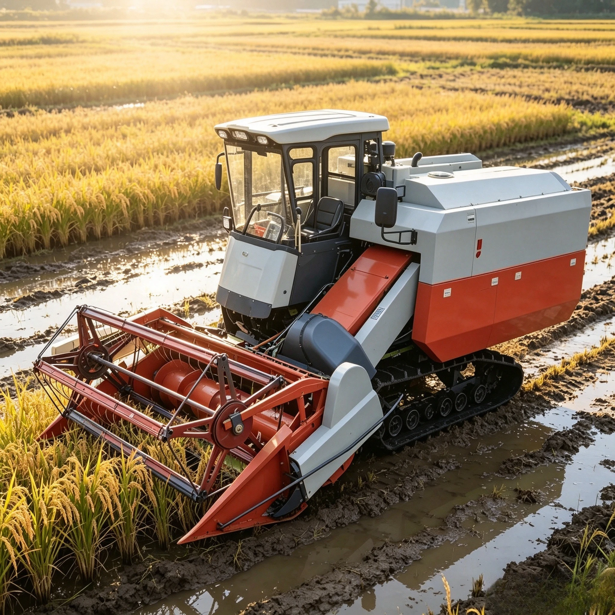 Farming Agriculture Video - Mietitrebbiatrice per riso, mini mietitrebbiatrice, attrezzatura