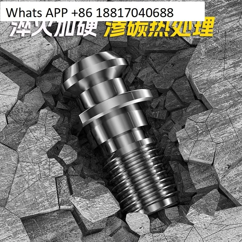 Numerical control pull nail high precision BT30BT40BT50  center outlet inner cooling 45 ° 60 degrees after pulling the handle