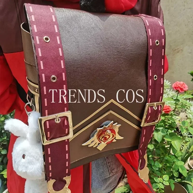 Spiel Impact Klee Rucksack mit Dodoco Funken Ritter niedlichen Umhängetasche Klee Rucksack Puppe Halloween Mädchen Geschenk