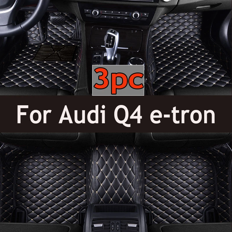 Custom 3D Full Coverage Car Floor Mats for Audi Q4 e-tron 2022 2023 Q5 e-tron Q5 Sportback Interior Accessories Carpet