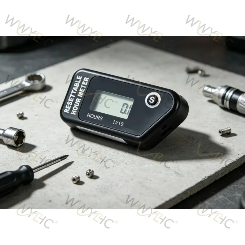 Suitable for Waterproof  Engine Hour Meter Resettable Timer Motorcycle Maintenance Reminder