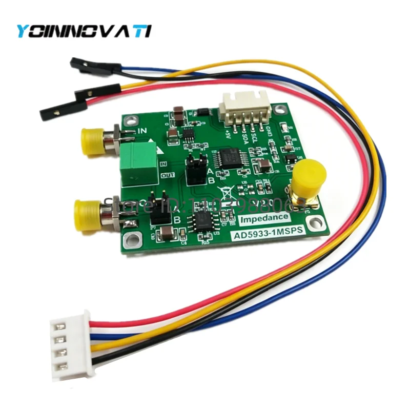 High Precision AD5933 Impedance Converter & Network Analyzer Module, 1MSPS Sampling, 12-Bit Resolution