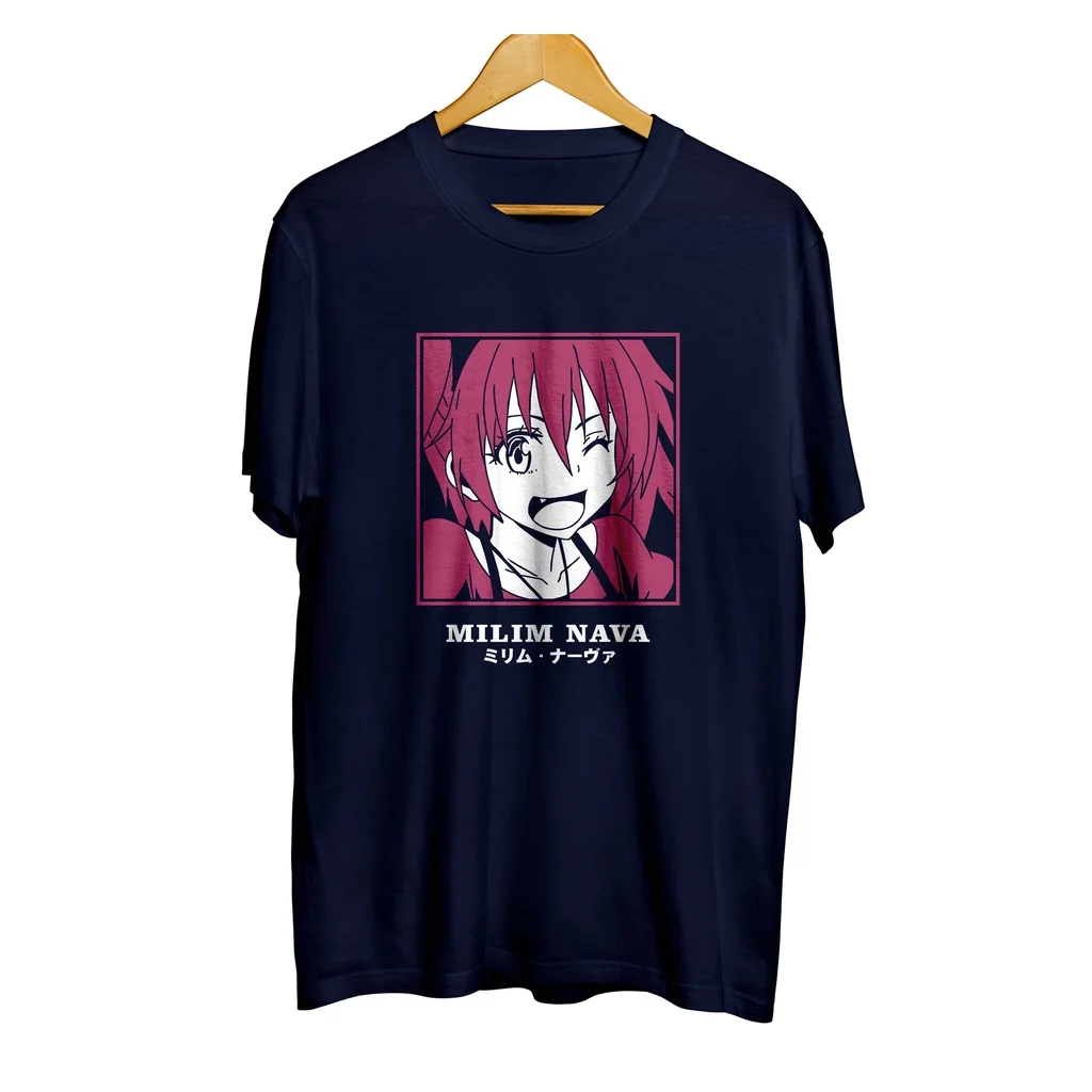 T-shirt distro anime MILIM NAVA - TENSEI SHITARA SLIME DATTA KEN 100% cotton combed 30s image 5