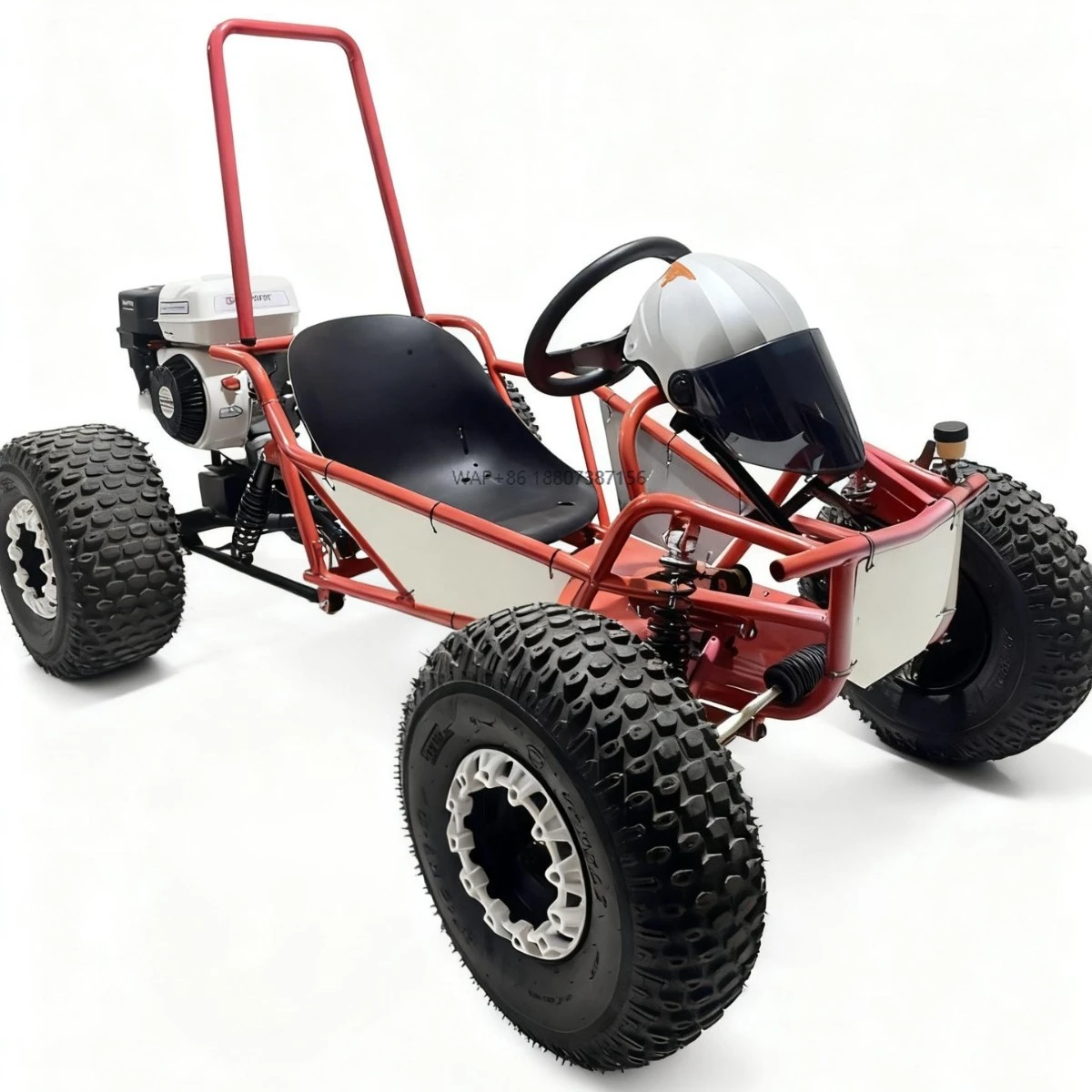 

All-terrain four-stroke off-road kart adult steering wheel drift car four-wheel playground beach motorcycle 82CC 150kg