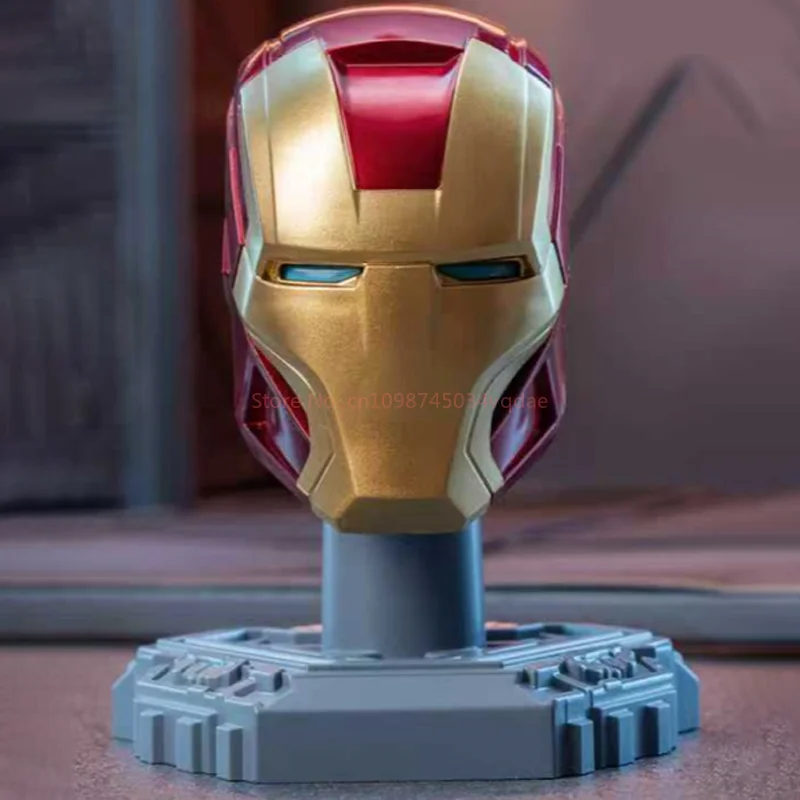 Iron Man boîte aveugle jouet tête Sculpture assemblage série Figurines modèles Anime périphérique décorations de bureau