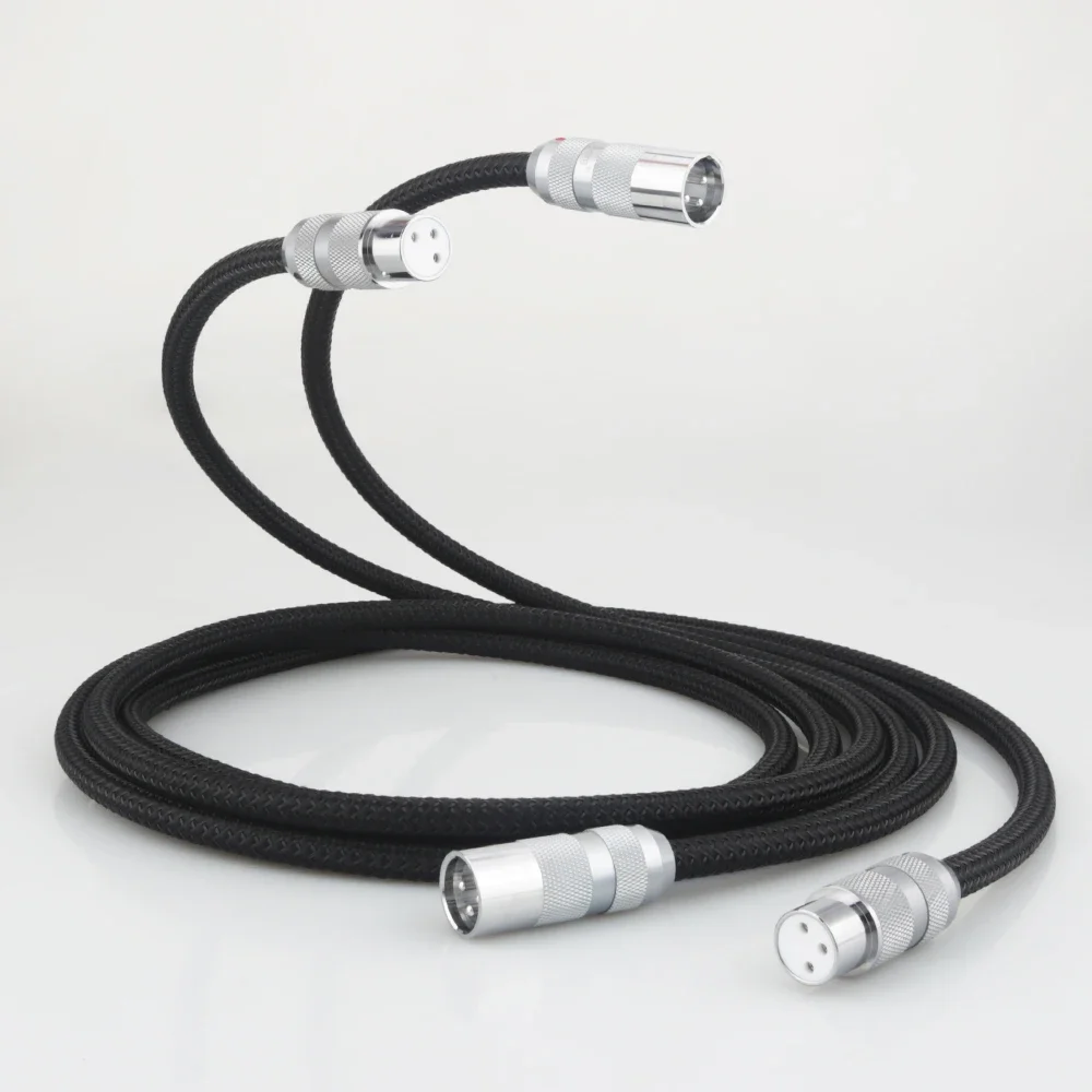 

Hi End Viborg OFC Multiple pure copper XLR balanced Interconnect cable HIFI XLR Male to Female Extension XLR Cable NO BOX