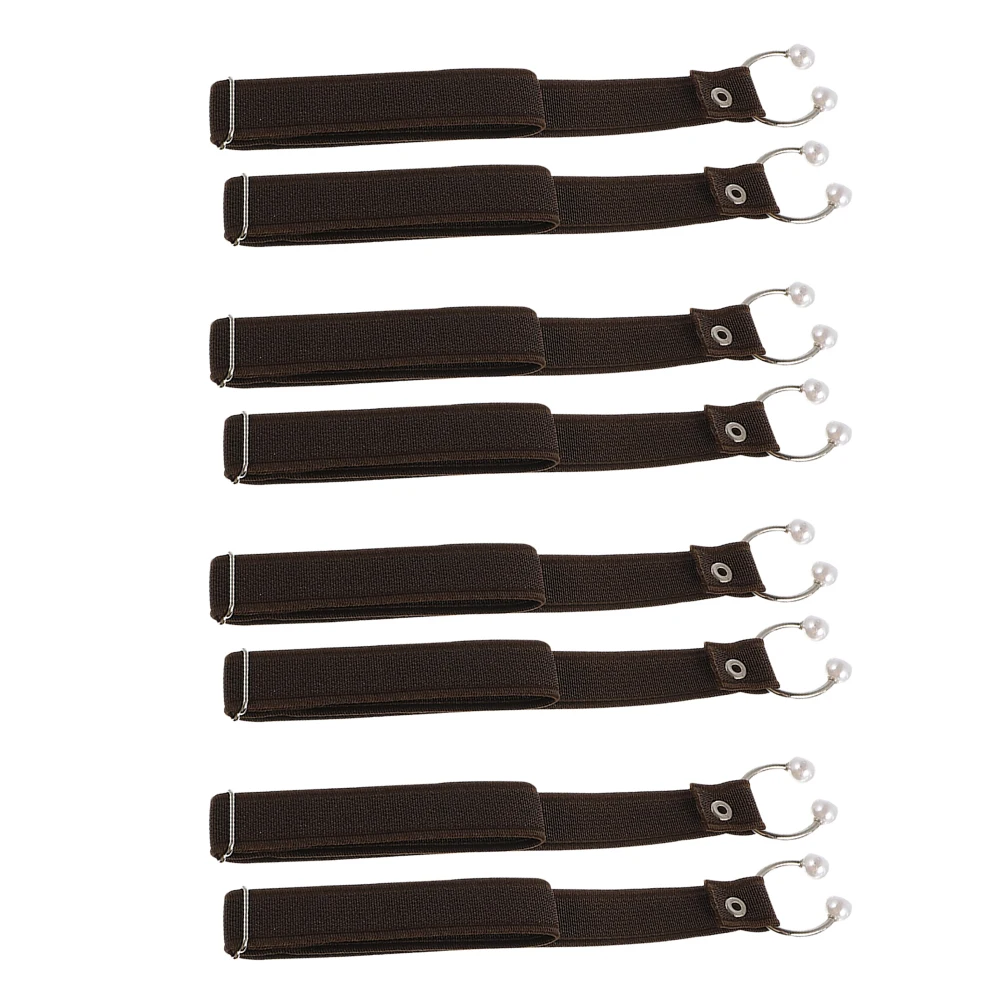 

4 пары противоскользящих декоративных пряжек для шнурков, эластичные ремни, безопасная фиксация, предотвращающая свободные шнурки, аксессуары для обуви для высоких