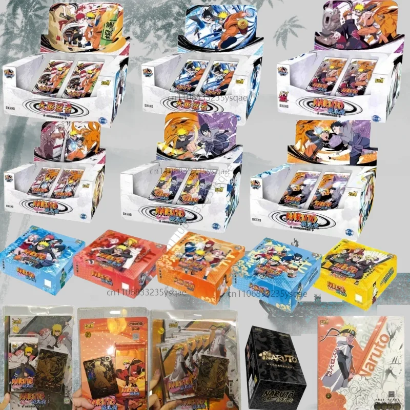 

KAYOU Genuine Naruto Cards New T2W8 T4W7 Anime Collection Card Box Fight Chapter Pro Chapter Ninja World Kids Toys Game Gift