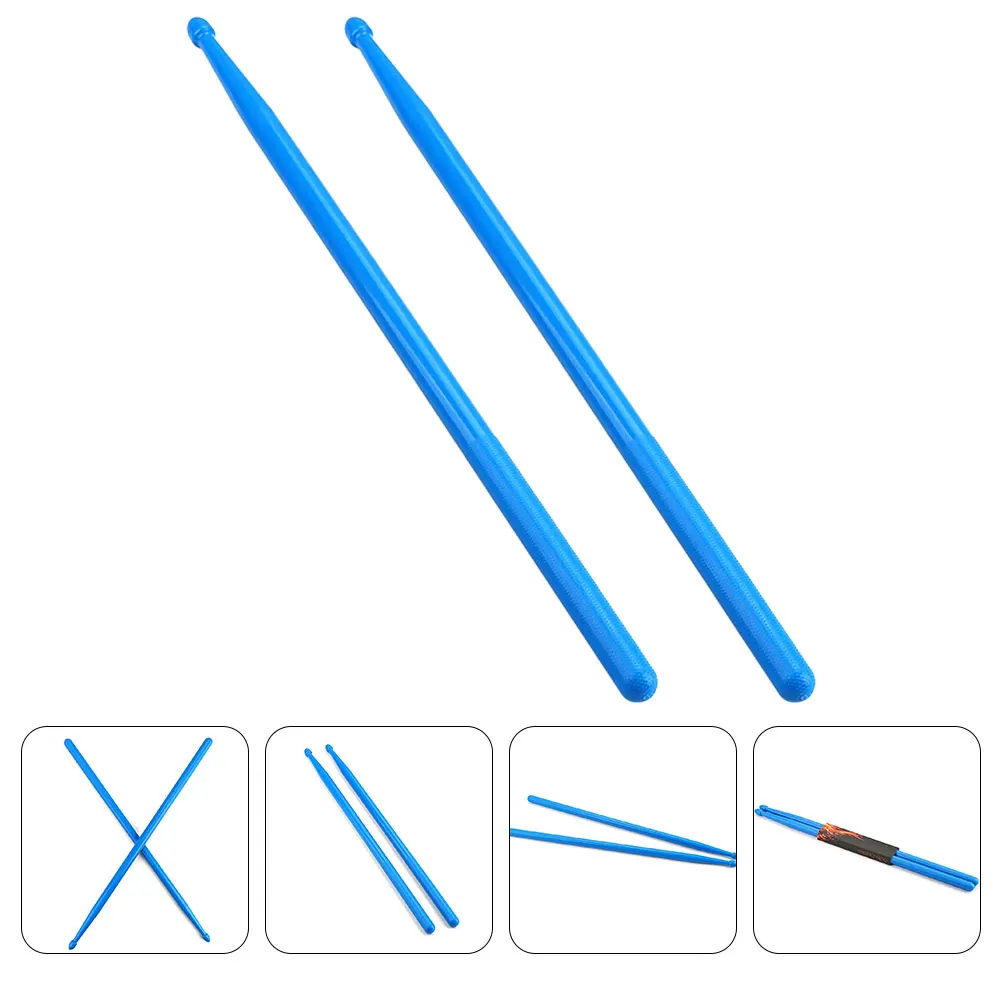 

Nylon Drum Sticks Smooth Anti Slip H Black W138 for Beginners Professional Drummers Percussion Instruments