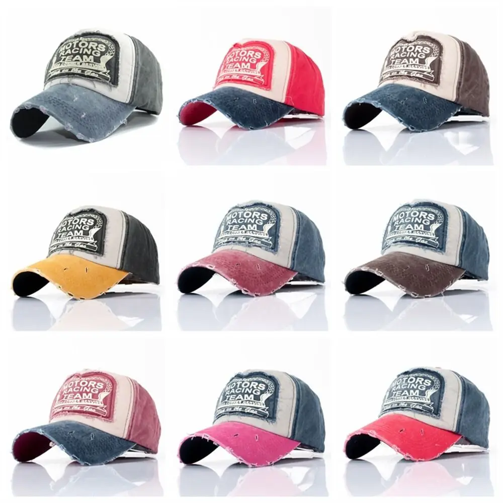 قبعات للأب أزياء إلكتروني قبعات البيسبول المرقعة تنفس Snapback قبعة القطن متعدد الألوان الهيب هوب قبعة للجنسين