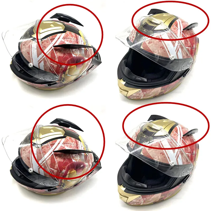 Universal Accessories Motorcycle Scooter Moto Decorative Body Sticker Claw-Shaped Fixed Wind Wing Anti-Collision Protection Pad