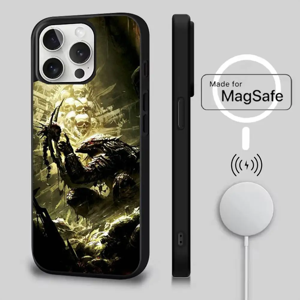 Predator Phone Case For iPhone 17,16,15,14,13,12,11,Pro,Max,Plus,Mini,SE4,E Magnetic Magsafe Wireless Charging