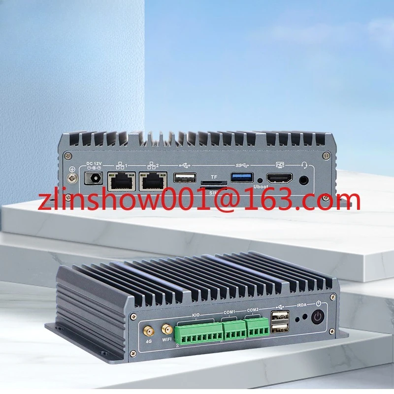 Industrial Fanless Mini PC Embedded System RK3588 4G+32G 4 USB Dual Gigabit Ethernet 4G+32G 4 USB Dual Gigabit Ethernet Stock