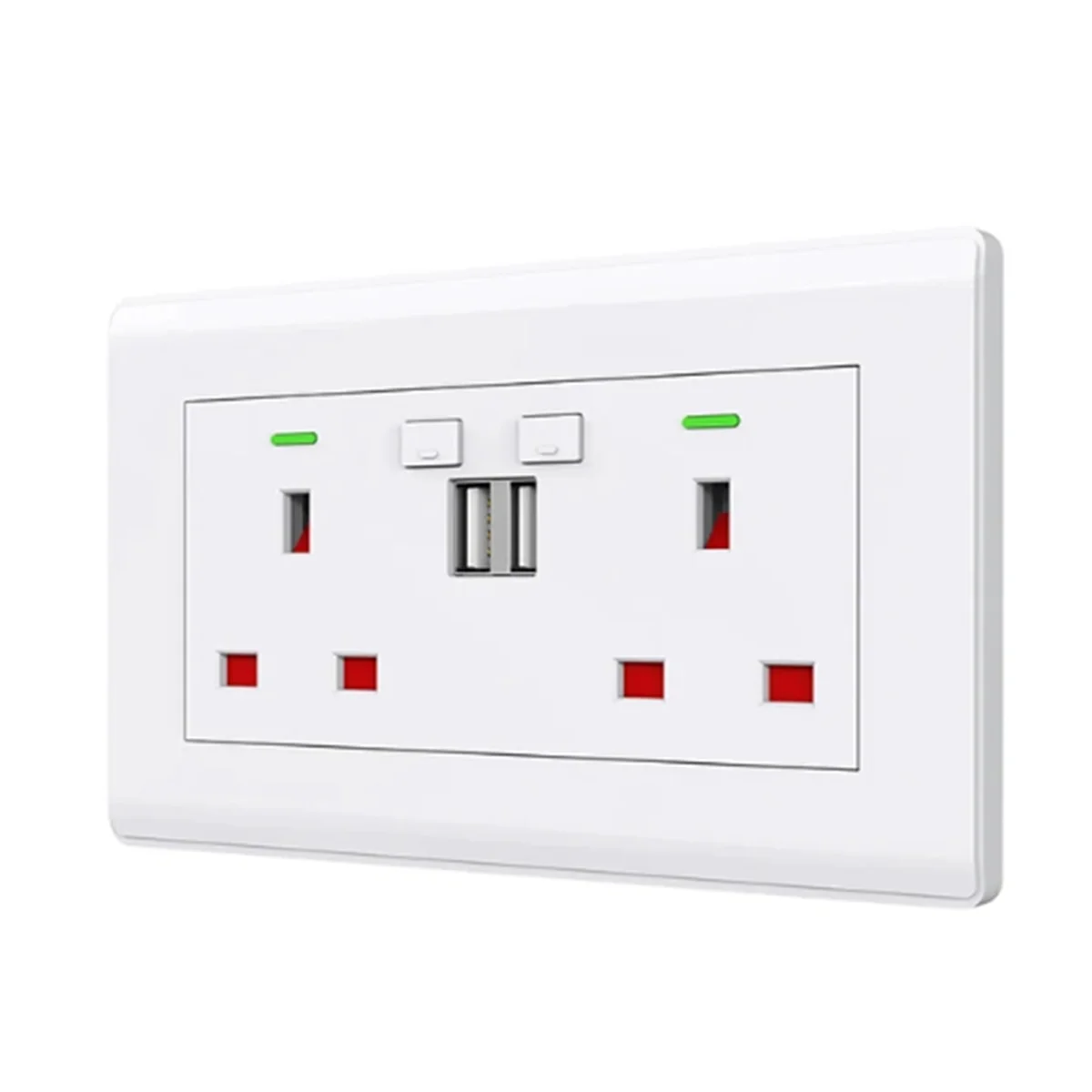 

ДЕТЬ! Розетка Tuya Wi-Fi с двойным USB-переключателем 5 В/2,1 А для умного дома, вилка стандарта Великобритании, розетки Smart Life APP для дома, вилка стандарта Великобритании