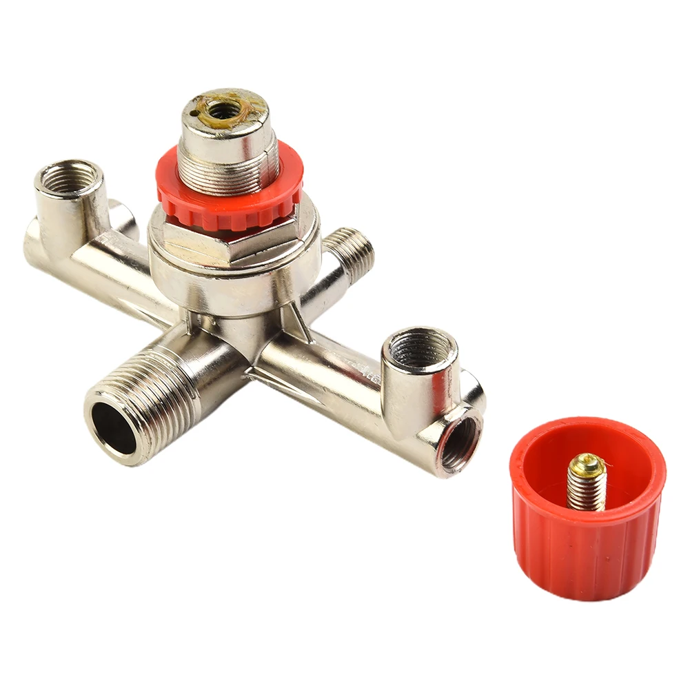 Tool Air Compressor Alloy Outlet Tube Attachment Equipment Switch Pressure Adjustable Alloy Outlet Tube Practical