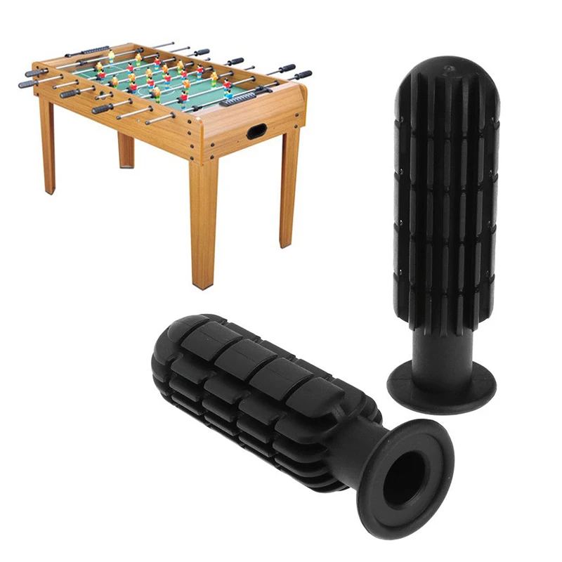 2 5 10PCS Table Soccer Handle Replacement Sturdy Accessories Accs Black Non-slip PVC Part Portable Sport Handle