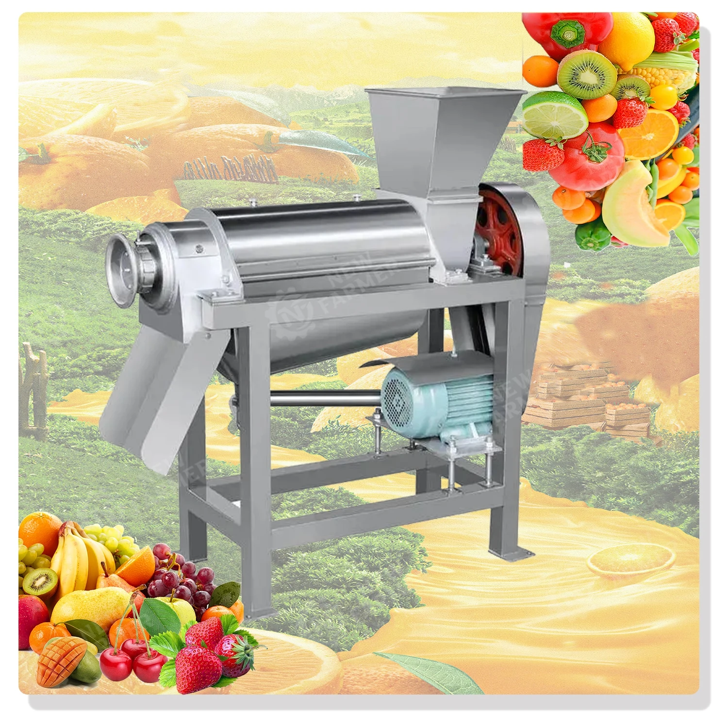 

Commercial Calamansi Coconut Apple Screw Juicer Extractor Machine Cold Press Fruit Mango Juice Extracting Machine
