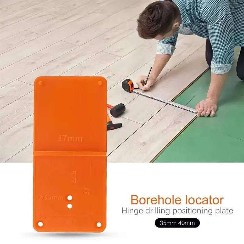 Руководство, пластиковый деревообрабатывающий дырокол, открывалка для шарниров, локатор для сверления отверстий, шаблон для столярных работ, инструменты «сделай сам» для столярных работ по дереву