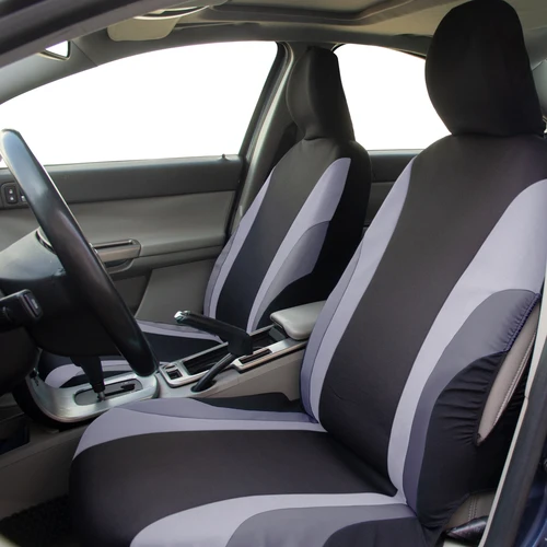 Imagen 2 del producto Juego completo de fundas para asientos de coche de tela de poliéster, Protector de asiento de coche Universal, apto para la mayoría de los coches SUV