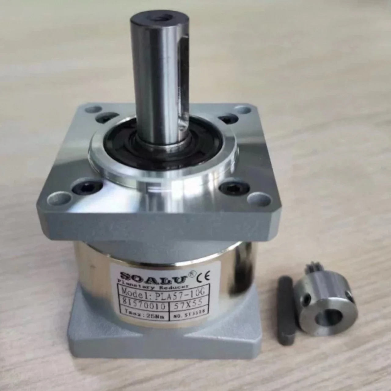 57mm High-Precision Planetary Gearbox Stepper/Brushless Motor for AGV Car Robots Packaging Engraving Machines 14mm Shaft PLA57