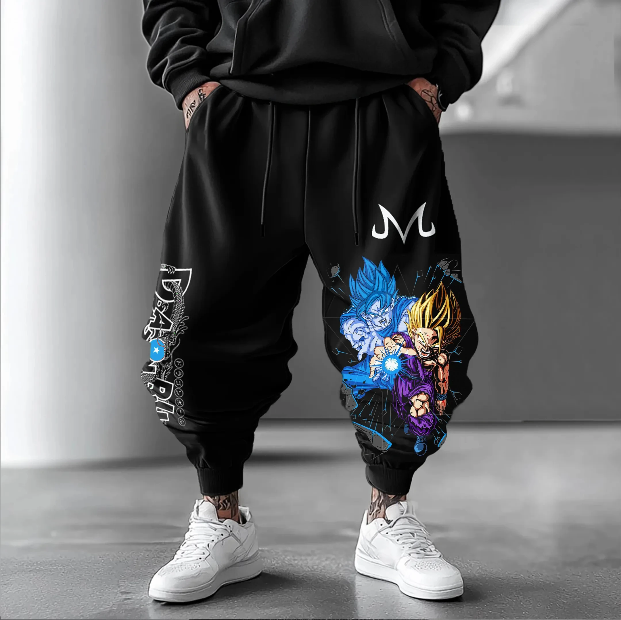 

Dragon Ball GOKU Japanese Animation Peripheral Trousers 2025 American Sports Autumn Warm Men's and Women's Cotton Leggings