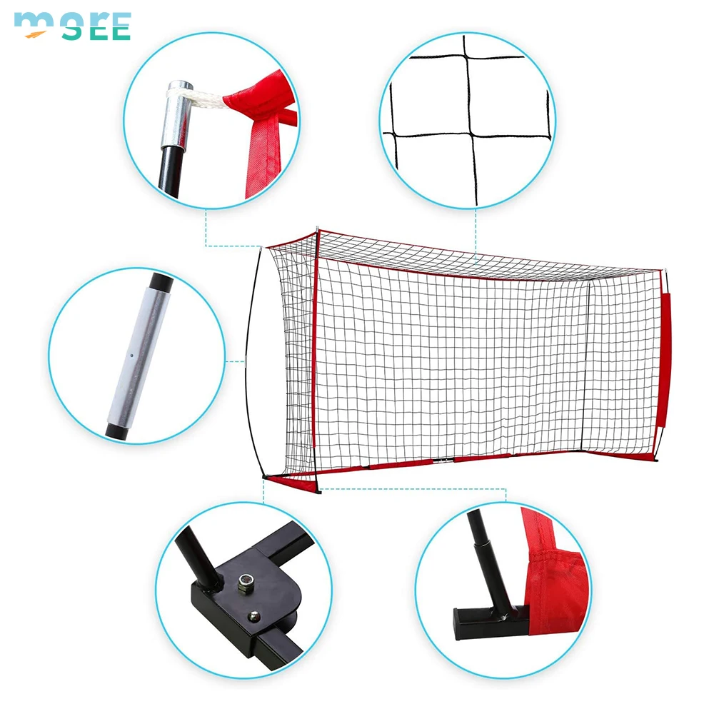 Portable Frame Mobile Football Match Goal Children's Football Goal Foldable Soccer Training Net Football Net Soccer Goal