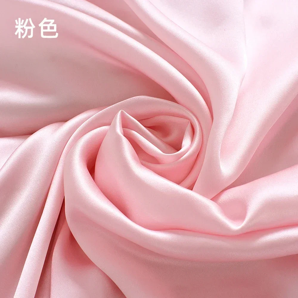 22Momme 280CM Width 100% Natural Pure Mulberry Silk Fabric High Quality Smooth Silk Plain Weave Crepe Satin