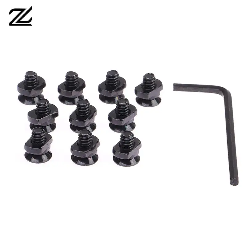 10Pcs/lot M-LOK Screw And Nut Replacement For MLOK Handguard Rail Section Airsoft Rifle M-lok Rail Screws Hunting Gun Accessory