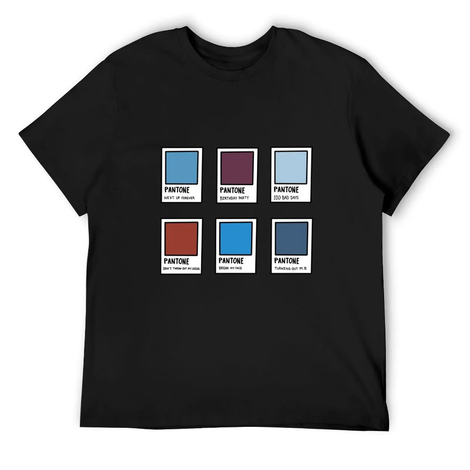 AJR Neotheater Pantone Set 1 T-Shirt anime tshirt vintage graphic tee mens shirts graphic tee