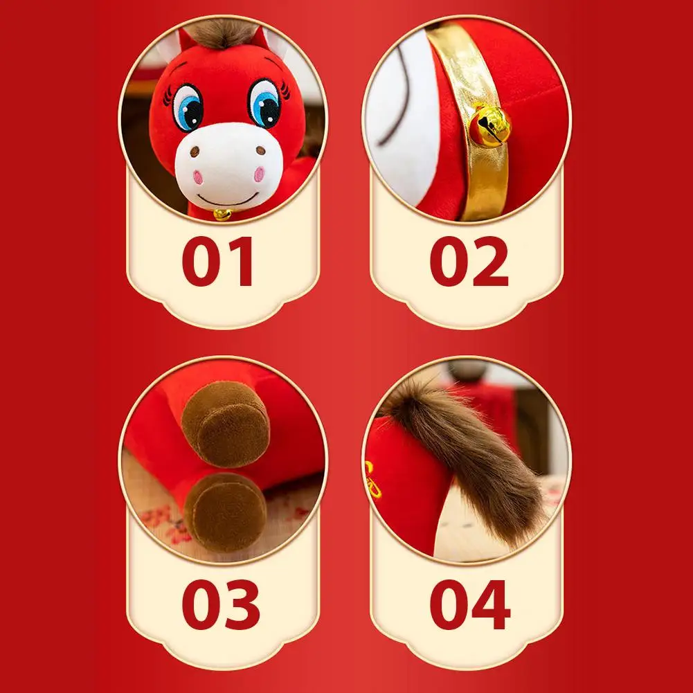 Crying Horse Ornament 2026 Horse Mascot Money Coming Soon Smiling Crying Horse Zodiac Horse Festival Kid Gift Home Decoration