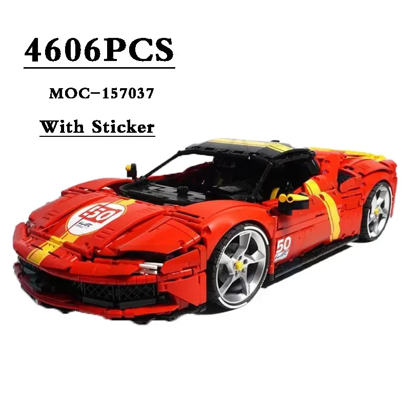 

F90 Roadster MOC-143397 Upgraded Version 2.0 MOC-157037 (With Sticker) Car Model Building Block Toys Kids DIY Birthday Gift