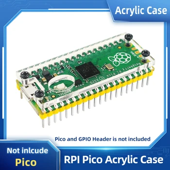 Obudowa Raspberry Pi Pico Akrylowa obudowa Przezroczysta obudowa do mikrokontrolera Pico Board RP2040 Mikrokomputery Pico W