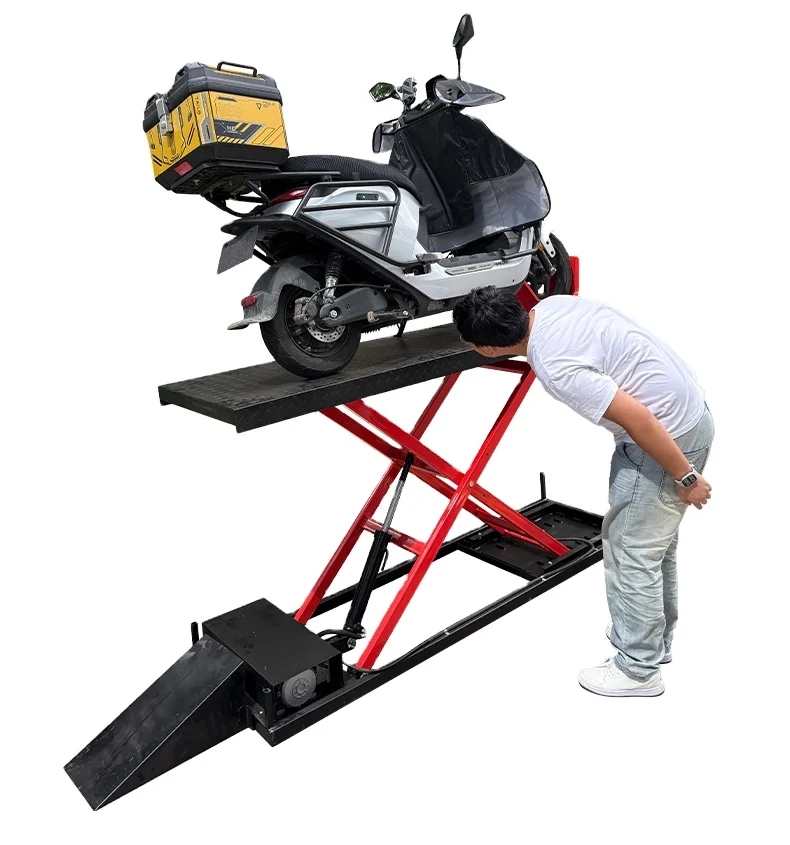

Motorcycle Lift Platform Motorcycle Jack Electric Motorcycle Maintenance Lift Platform Tools Parking Frame Bracket Maintenance