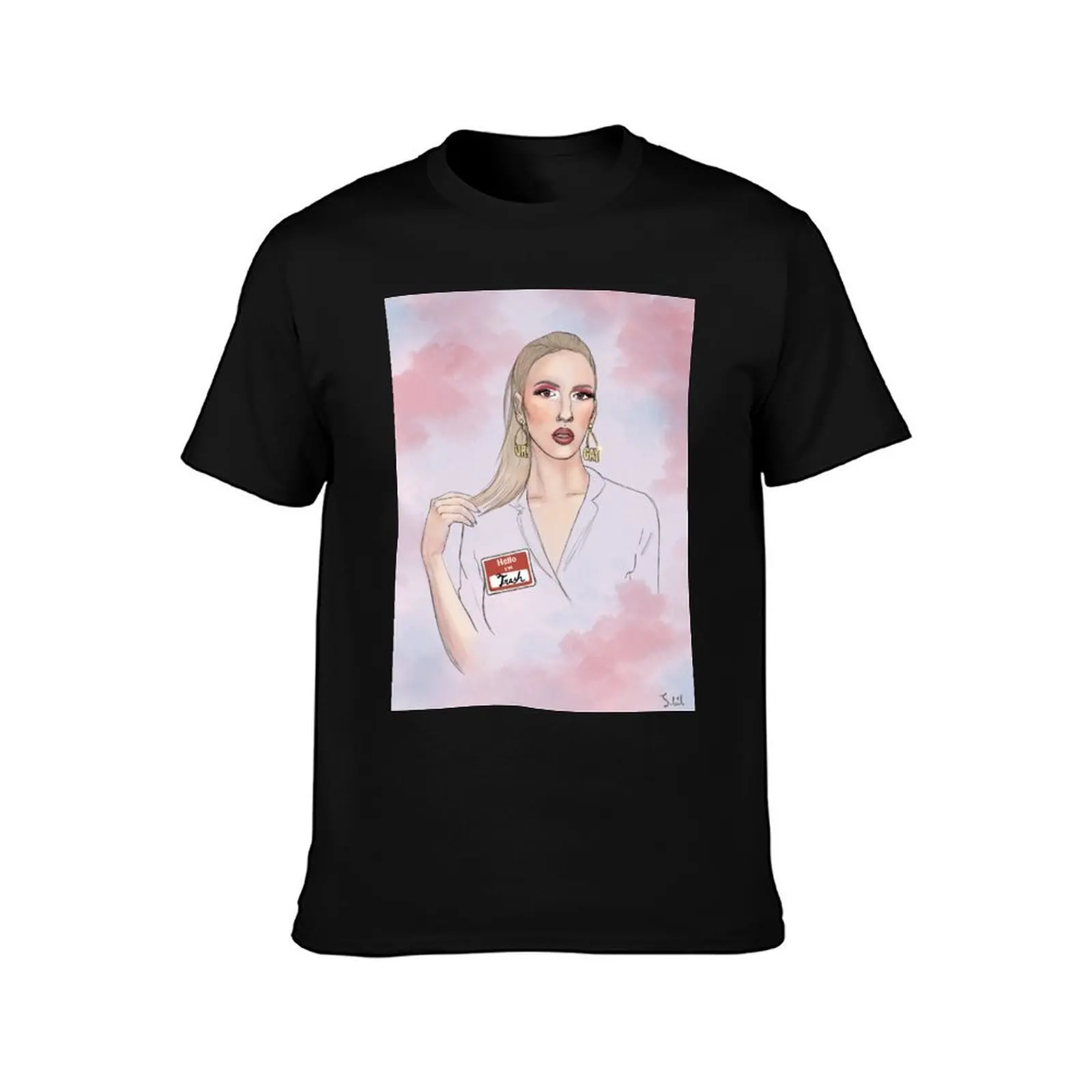 Natalie Wynn T-Shirt Summer Casual Cotton Tee Oversized Streetwear Tops Vintage Graphic Print Loose Fit Short Sleeve