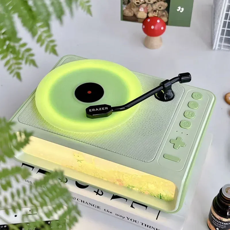 

Wireless Vintage Bluetooth Speaker Portable Aromatherapy Atmosphere Light Painting Surround Sound MP3 Music Player Long Enduranc