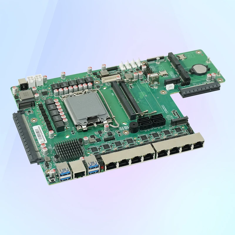 B760 LGA 1700 CPU Device 2*DDR5 SODIMM 8*Intel I226 4*10G Mini Pc 4XSFP RS232 Intel GEN 12/13th Industrial Firewall Mainboard