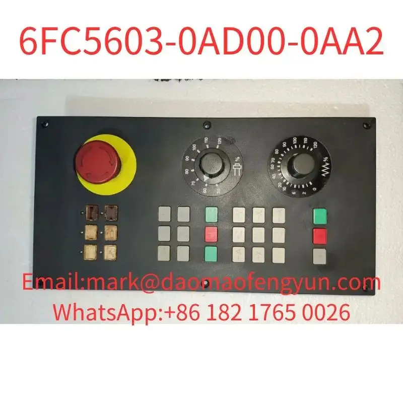 6FC5603-0AD00-0AA2 Used Tested OK In Good Condition SINUMERIK 802Dsl machine control panel portrait