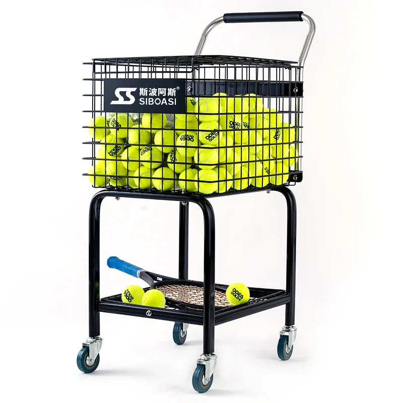 High Quality Tennis Cart S703 Loading Cart with Four Wheels Tennis Ball Basket